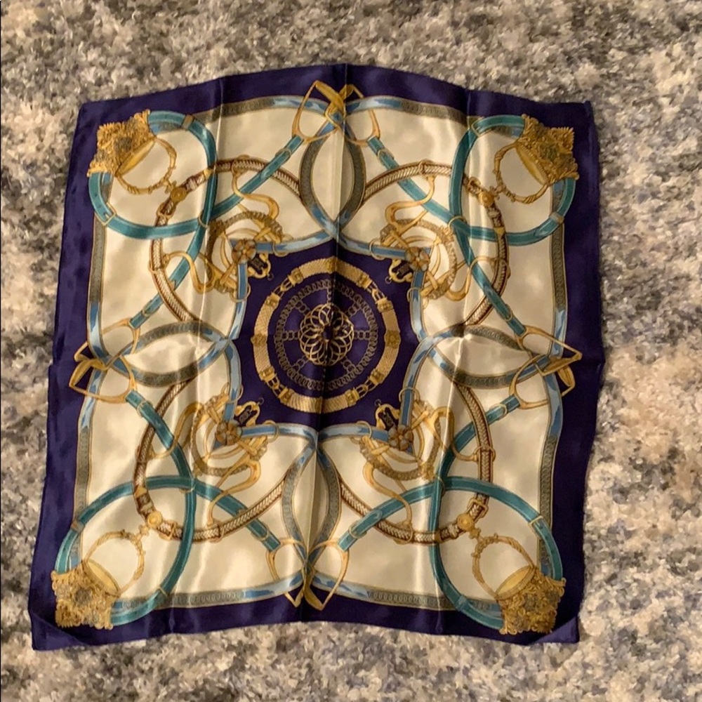 Beautiful printed 100% silk scarf